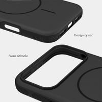 imoshion Cover posteriore Color con Thin MagSafe Ring Apple iPhone 17 Pro Max - Nero