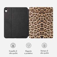 Selencia Cover per tablet Vivid Apple iPad 11 (2025) 11 pollici A16 / iPad 10 (2022) 10.9 pollici - Wild Leo