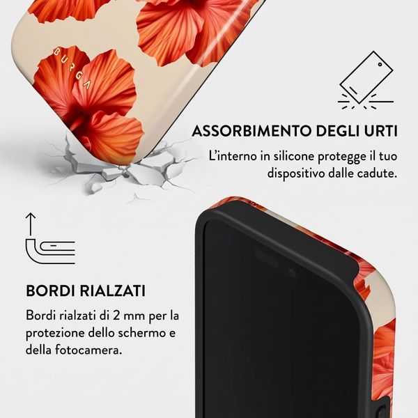 Burga Cover Posteriore Resistente con MagSafe Apple iPhone 16 Pro - Bonita