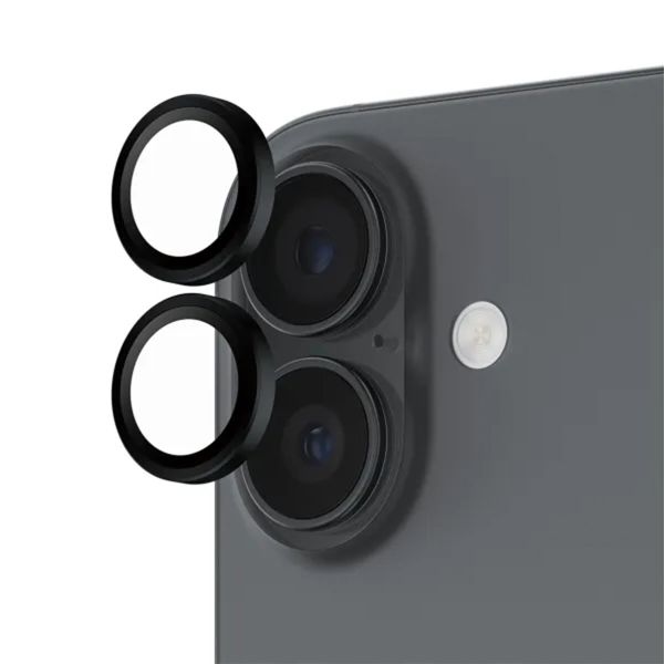 PanzerGlass Pellicoprotettiva fotocamera Hoops Optic Rings Apple iPhone 17 - Nero