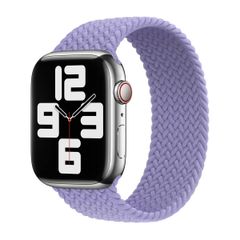 Apple Cinturino Solo intrecciato Apple Watch | 44/45/46/49 mm - Taglia 12 - Lavender