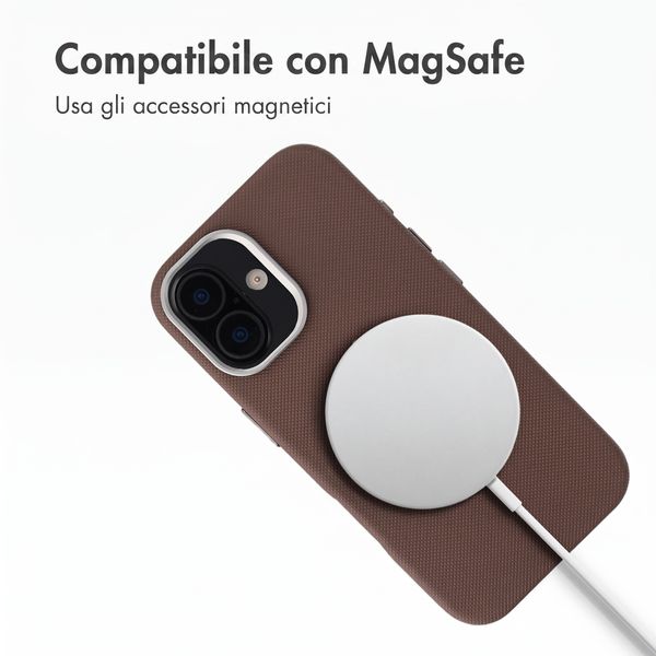 Accezz Cover Mesh con MagSafe Apple iPhone 17 - Marrone