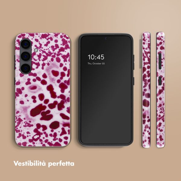 Selencia Cover posteriore Vivid con MagSafe Samsung Galaxy S24 - Cosmic Orchid