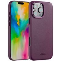 Accezz Cover in Pelle con MagSafe Apple iPhone 16 Pro Max - Heath Purple