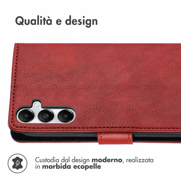 imoshion Cover a libro di Lusso Samsung Galaxy A16 - Rosso