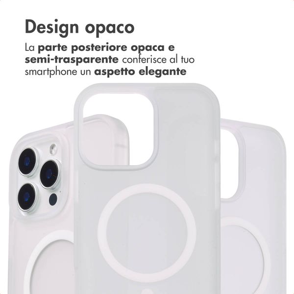 imoshion Cover posteriore Color Guard con MagSafe Apple iPhone 16 Pro Max - Bianco