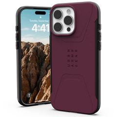 UAG Cover Posteriore Civilian con MagSafe Apple iPhone 16 Pro Max - Bordeaux