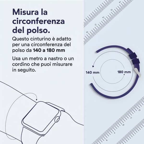 Apple Cinturino Leather Link Apple Watch | 38/40/41/42 mm - Taglia M/L - Baltic Blue