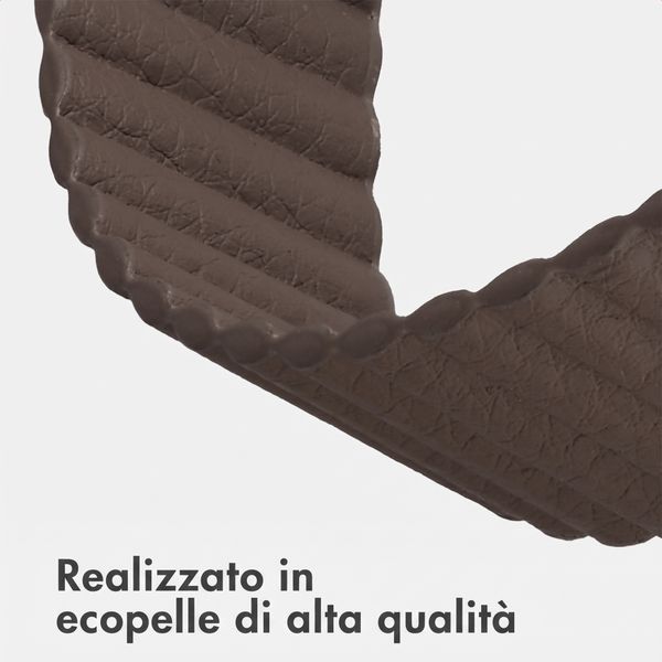 imoshion Cinturino magnetico in pelle sintetica Apple Watch | 38/40/41/42 mm - Marrone scuro