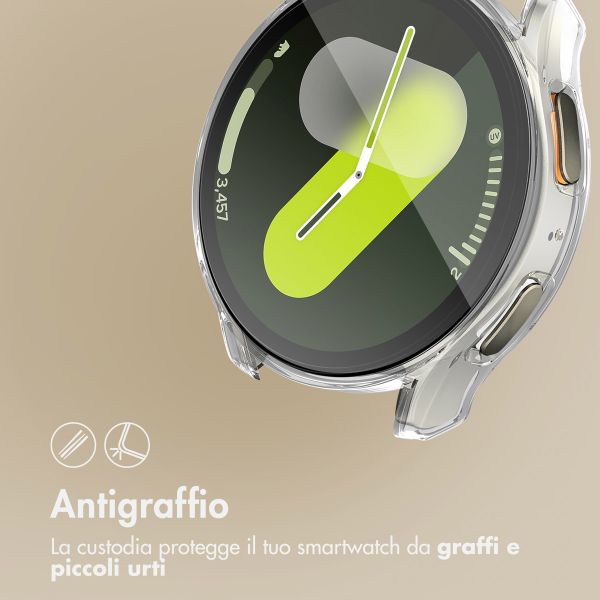 imoshion Cover rigida integrale Samsung Galaxy Watch 7 - 44 mm - Trasparente