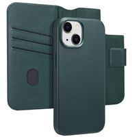 Accezz Cover in pelle 2 in 1 con MagSafe Apple iPhone 15 - Cedar Green