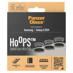 PanzerGlass Pellicole protettive fotocamera Hoops Optic Rings Samsung Galaxy S24 - Nero