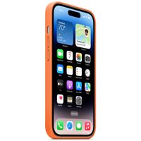 Apple Cover Posteriore in Pelle con MagSafe Apple iPhone 14 Pro - Orange