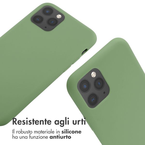 imoshion Cover in Silicone con Cordino Apple iPhone 11 Pro - Verde