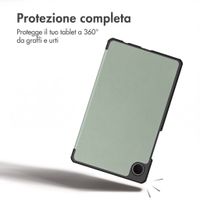 imoshion Cover a libro Trifold Samsung Galaxy Tab A11 / A9 8.7 pollici - Verde chiaro