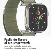 imoshion Cinturino in nylon Alpine Apple Watch | 44/45/46/49 mm - Olive Green