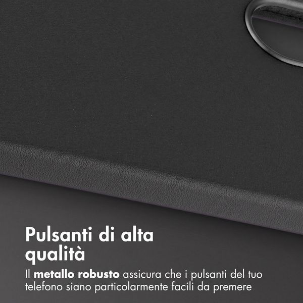 Accezz Cover in Pelle con MagSafe Samsung Galaxy A57 (5G) - Onyx Black