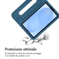imoshion Cover Posteriore Kidsproof con Maniglia Samsung Galaxy Tab A11 / A9 8.7 pollici - Blu scuro