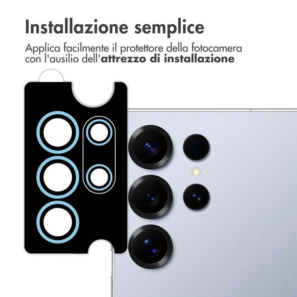 imoshion 2 Pack protezione lente fotocamera Samsung Galaxy S25 Ultra - Titanium Silverblue