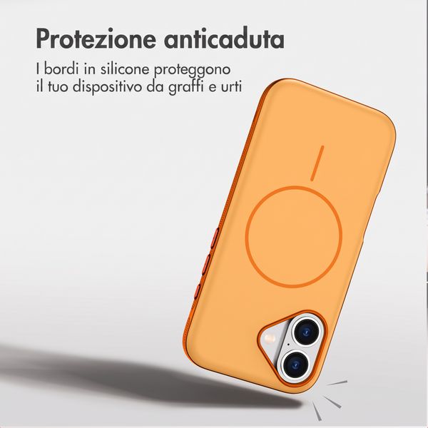 imoshion Cover posteriore Color con Thin MagSafe Ring Apple iPhone 17 - Arancio