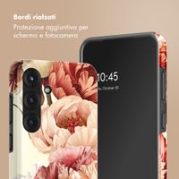 Selencia Cover posteriore Vivid con MagSafe Samsung Galaxy S25 - Vintage Peony