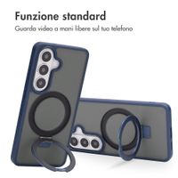 Accezz Cover con anello e supporto con MagSafe Samsung Galaxy S26 - Blu