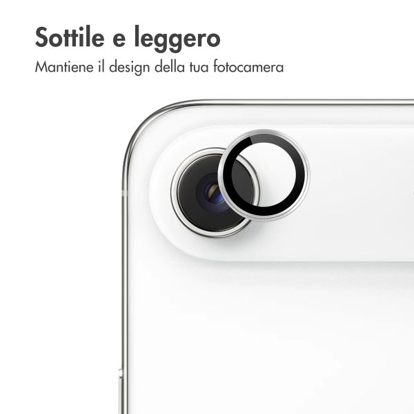 imoshion Pellicola protettiva 2 pack per la fotocamera Apple iPhone Air - Argento