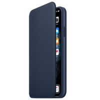Apple Cover a libro in Pelle con Chiusura Apple iPhone 11 Pro Max - Deep Sea Blue