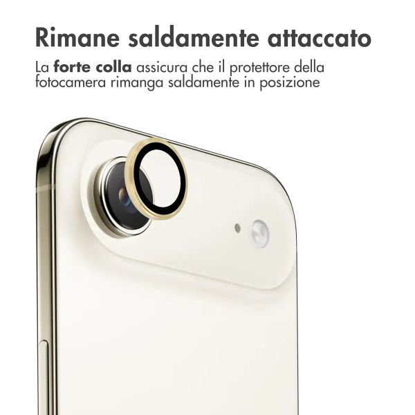 imoshion Pellicola protettiva 2 pack per la fotocamera Apple iPhone Air - Light Gold