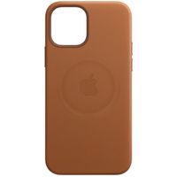 Apple Cover in Pelle MagSafe  iPhone 12 Mini  - Saddle Brown