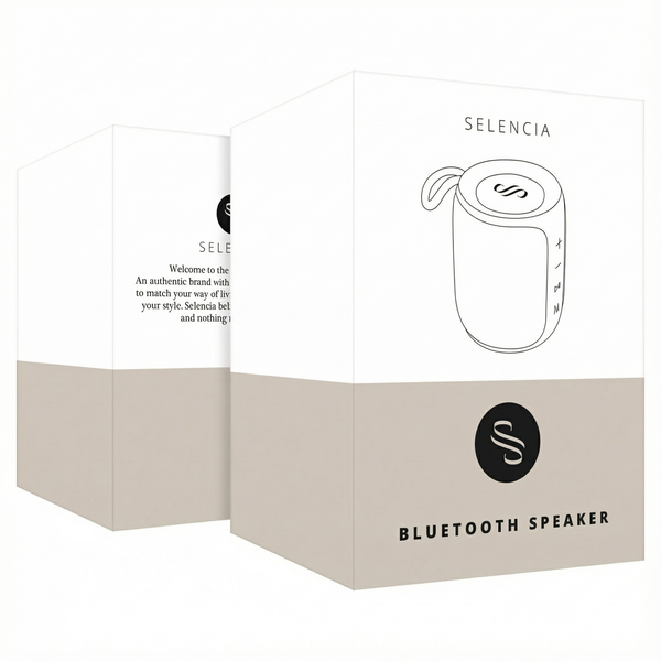 Selencia Altoparlante Bluetooth AquaPlay - Altoparlante wireless - Impermeabile - Bordeaux