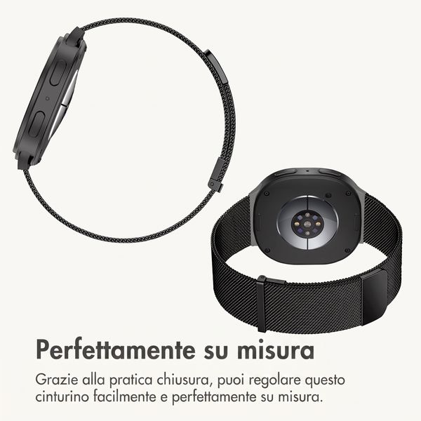 imoshion Cinturino milanese magnetico Samsung Galaxy Watch Ultra 2 (2026) / Ultra (2024/2025) - Nero