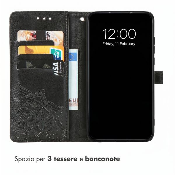 imoshion Cover a libro Mandala Google Pixel 11 - Nero