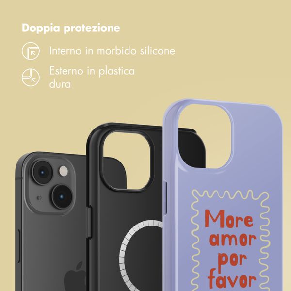 Selencia Cover posteriore Vivid con MagSafe Apple iPhone 14 - More Amor