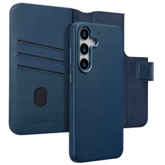 Accezz Cover in pelle 2 in 1 con MagSafe Samsung Galaxy S25 Plus - Nightfall Blue
