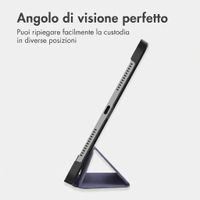 imoshion Cover a libro Trifold Apple iPad 11 (2025) 11 pollici A16 / iPad 10 (2022) 10.9 pollici - Blu