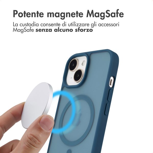 imoshion Cover posteriore Color Guard con MagSafe Apple iPhone 15 - Blu scuro