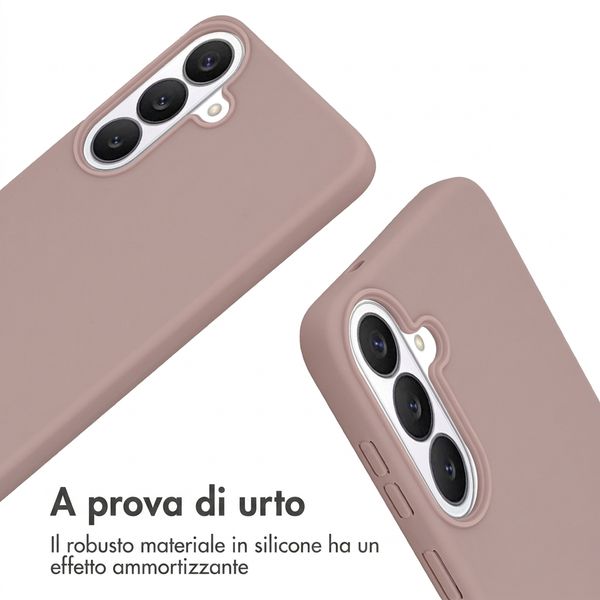 imoshion Cover in Silicone con Cordino Samsung Galaxy S26 FE - Sand Pink