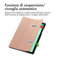 imoshion Cover a libro Trifold Samsung Galaxy Tab A11 Plus - Rose Gold