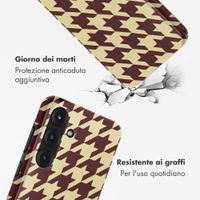 Selencia Cover posteriore Vivid con MagSafe Samsung Galaxy S25 - Pied-de-Poule
