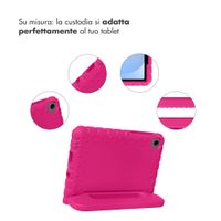 imoshion Cover Posteriore Kidsproof con Maniglia Samsung Galaxy Tab A11 / A9 8.7 pollici - Rosa