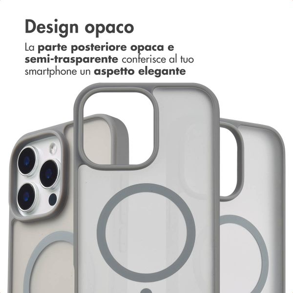 imoshion Cover posteriore Color Guard con MagSafe Apple iPhone 16 Pro - Grigio