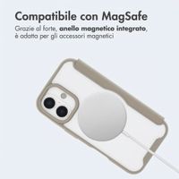imoshion Bookcase trasparente con MagSafe Apple iPhone 16 - Beige
