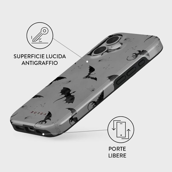 Burga Cover Posteriore Resistente con MagSafe Apple iPhone 16 - Draco
