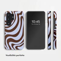 Selencia Cover posteriore Vivid con MagSafe Samsung Galaxy S26 Ultra - Dream Swirl Chocolate