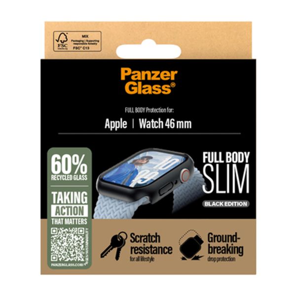 PanzerGlass Cover full body slim Apple Watch 10 / 11 - 46 mm - Nero