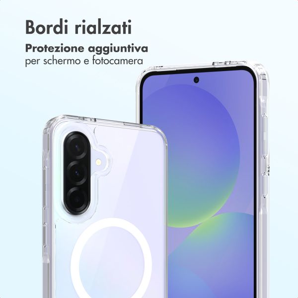 Accezz Cover posteriore Xtreme Impact con MagSafe Samsung Galaxy A36 - Trasparente