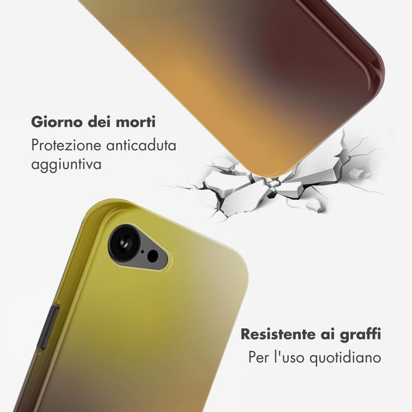 Selencia Cover posteriore Vivid con MagSafe Apple iPhone 17e / 16e - Gradient Olive Dust