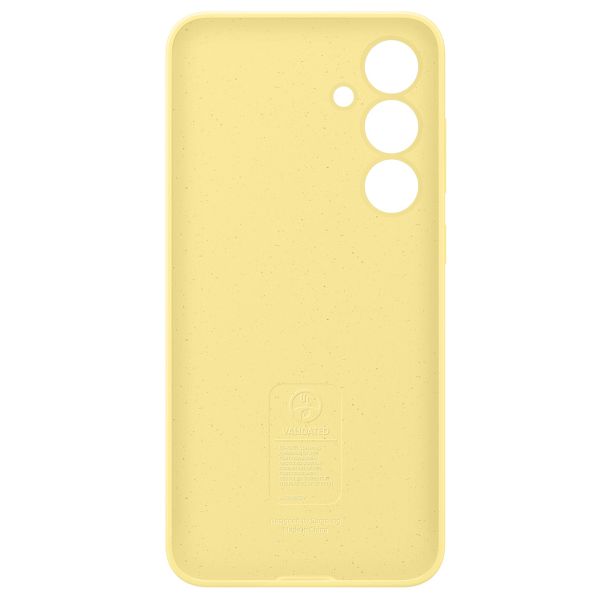 Samsung Cover originale in silicone Samsung Galaxy S24 FE - Giallo