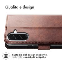 imoshion Cover a libro di Lusso Samsung Galaxy A17 (5G) / (4G) - Marrone scuro